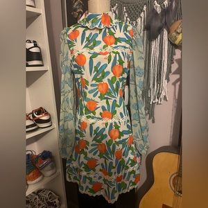 Never Fully Dressed printed cotton dress with collar. NWT Size 12 UK/8 US